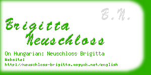 brigitta neuschloss business card